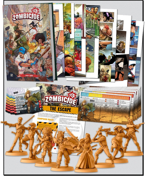 Zombicide: Day One Graphic Novel + Kickstarter Exclusive Comic Book Extras - for just $59.99! 