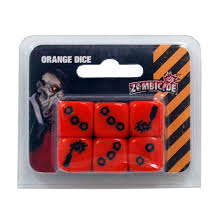 Zombicide: Orange Special Dice - Premium Board Game - Just $12.99! Shop now at Retro Gaming of Denver