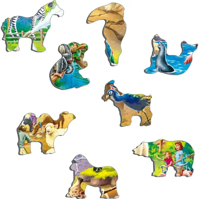 Zoo Animals 48 Piece Tray Jigsaw Puzzle Larsen - for just $11.99! 