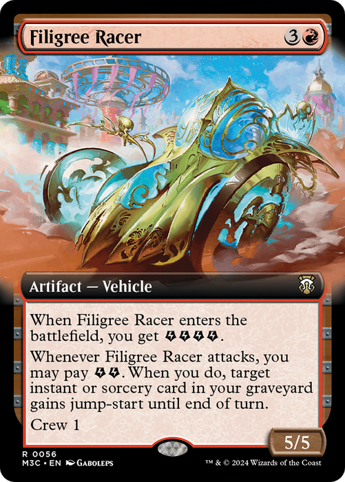 Filigree Racer (M3C-056) - Modern Horizons 3 Commander: (Extended Art) - for just $0.05! 