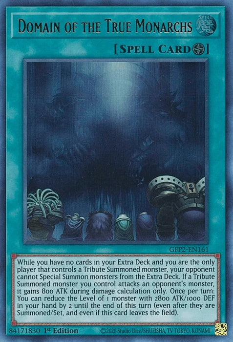 Domain of the True Monarchs [GFP2-EN161] Ultra Rare - for just $0.15! 