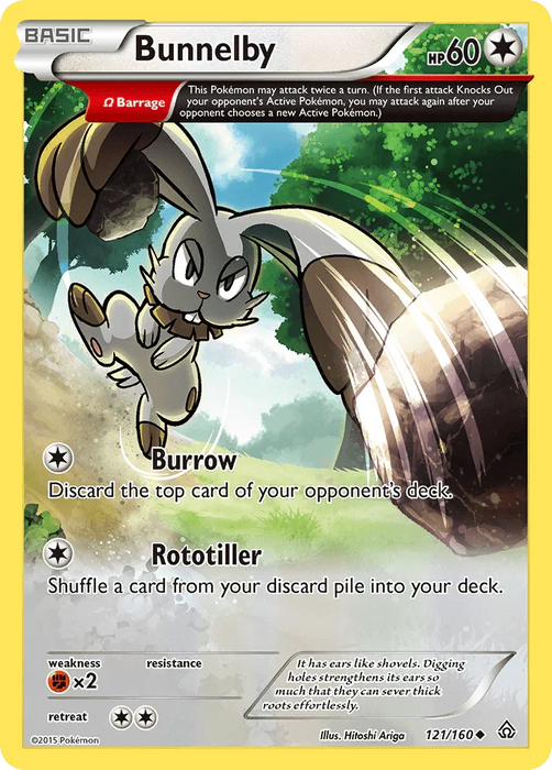Bunnelby (121/160) [XY: Primal Clash] - for just $0.20! 