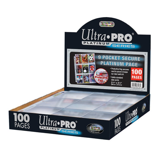 Ultra PRO: Platinum Hologram Secure Standard 9-Pocket Pages - 3-Holes (100-Pack) - for just $0! 