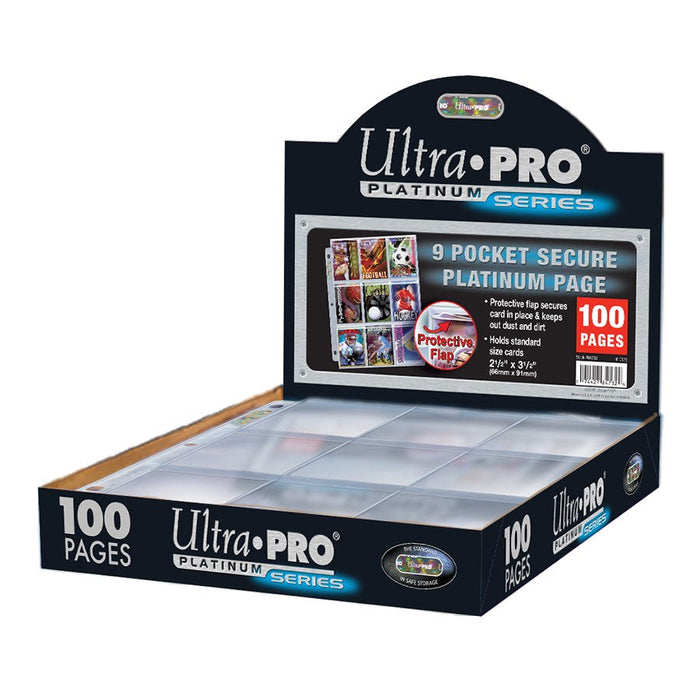 Ultra PRO: Platinum Hologram Secure Standard 9-Pocket Pages - 3-Holes (100-Pack) - for just $0! 