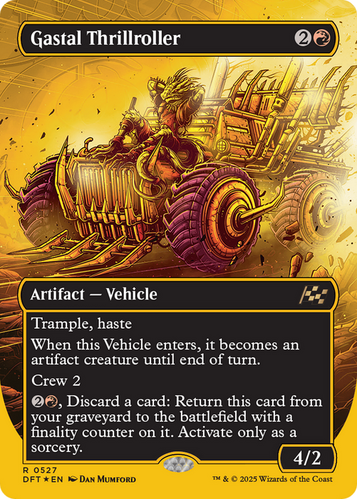 Gastal Thrillroller (DFT-527) - Aetherdrift (Borderless) Foil - for just $0.57! 