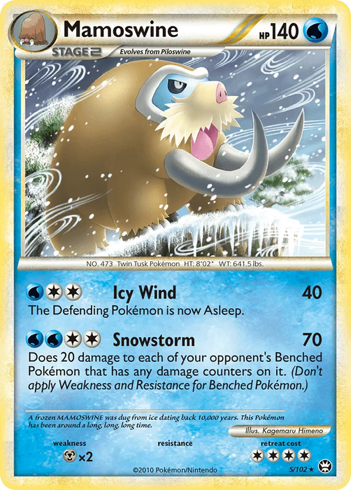 Mamoswine (5/102) [HeartGold & SoulSilver: Triumphant] - for just $1.60! 