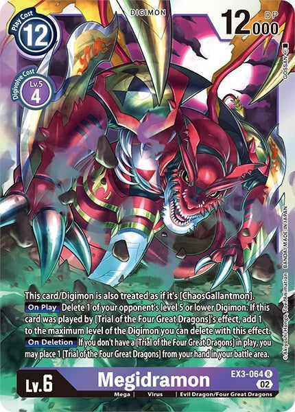 Megidramon [EX3-064] [Revision Pack Cards] - Just $0.09! Shop now at Retro Gaming of Denver