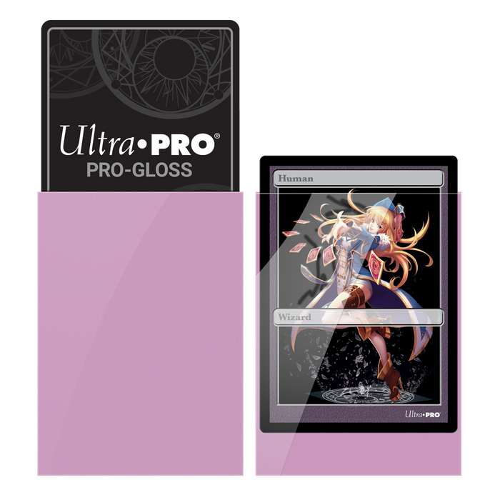 Ultra PRO: Small 60ct Sleeves - PRO-Gloss (Pink) - Just $0! Shop now at Retro Gaming of Denver