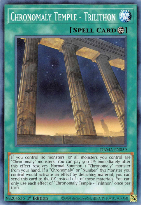 Chronomaly Temple - Trilithon [DAMA-EN059] Common - for just $0.10! 