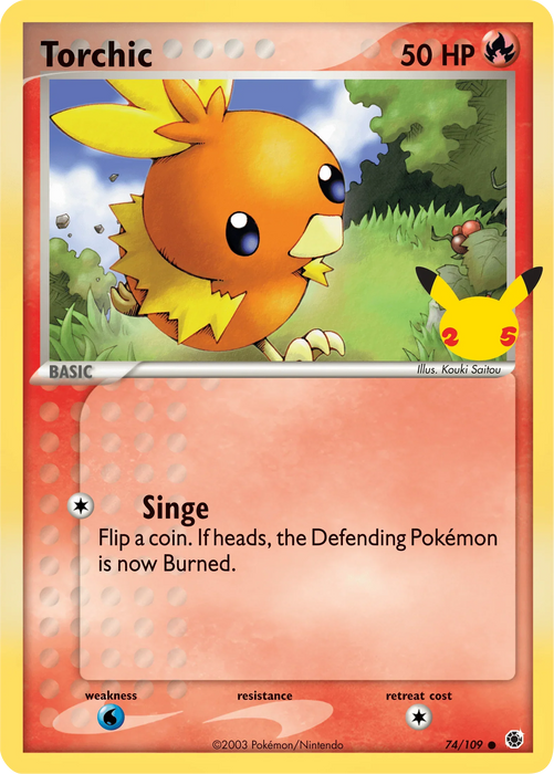 Torchic (74/109) [First Partner Pack] - for just $0.80! 