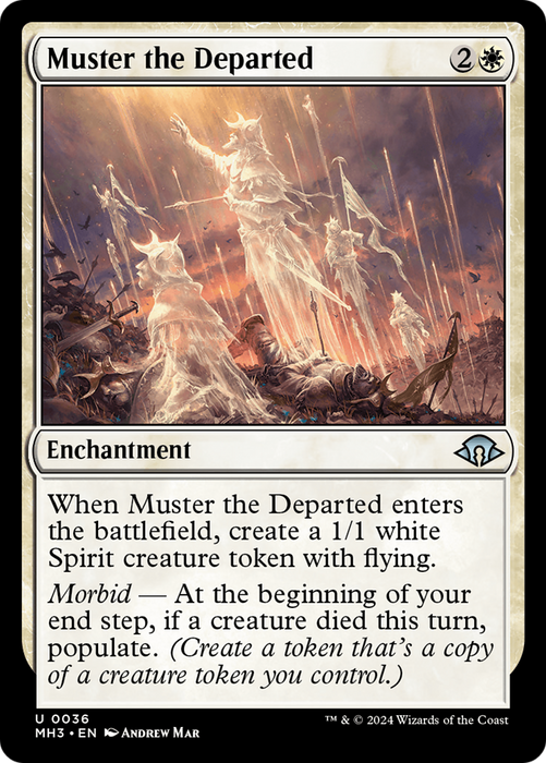 Muster the Departed [Modern Horizons 3] - Just $0.03! Shop now at Retro Gaming of Denver