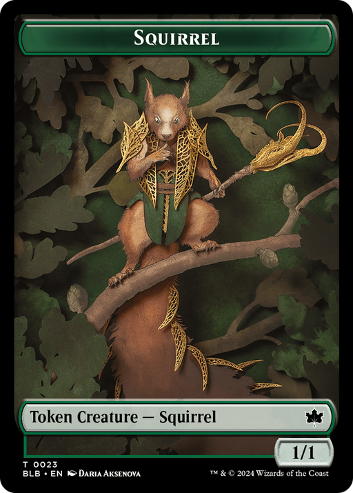 Squirrel Token [Bloomburrow Tokens] - for just $0.15! 