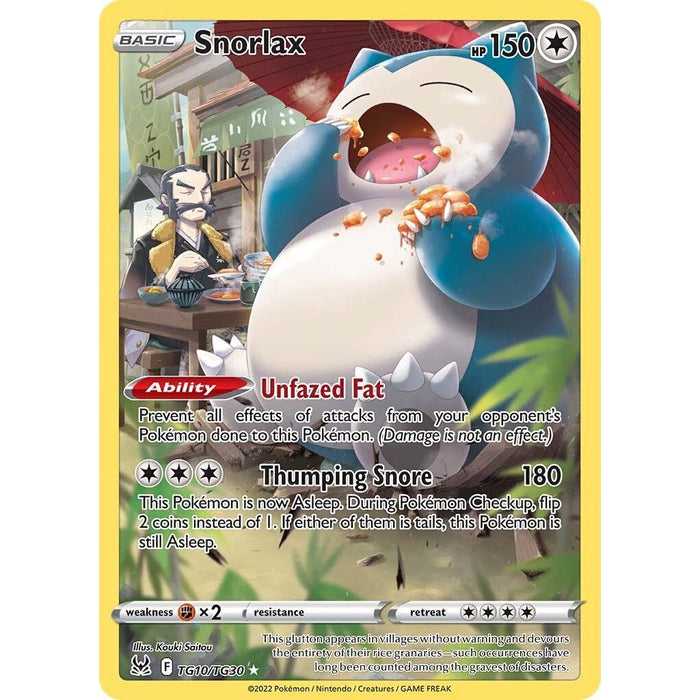 Snorlax (TG10/TG30) [Sword & Shield: Lost Origin] - Just $1.15! Shop now at Retro Gaming of Denver