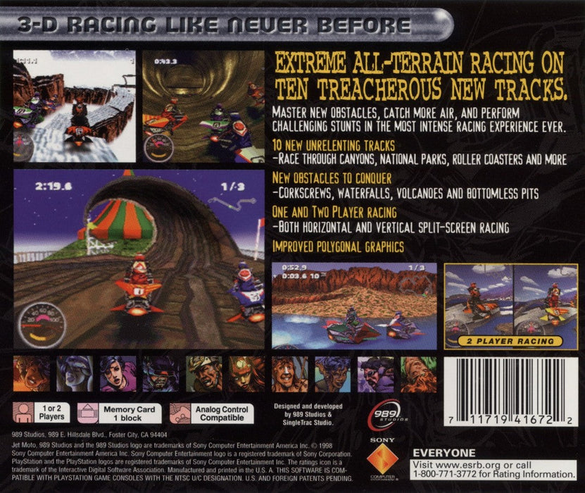 Jet Moto 2 – PlayStation 1 (PS1) - for just $0! 