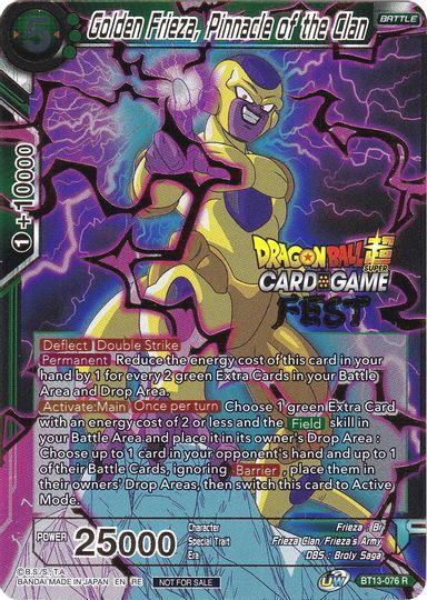 Golden Frieza, Pinnacle of the Clan (Card Game Fest 2022) (BT13-076) [Tournament Promotion Cards] - for just $0.45! 