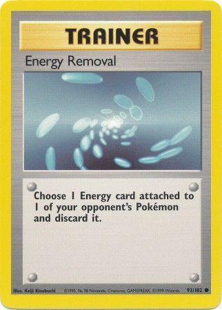 Energy Removal (92/102) [Base Set Unlimited] - for just $0.20! 