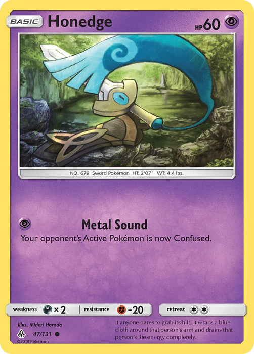 Honedge (47/131) [Sun & Moon: Forbidden Light] - for just $0.10! 