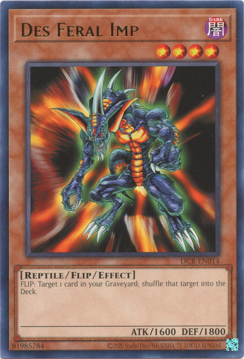 Des Feral Imp (25th Anniversary) [DCR-EN014] Rare - for just $0.20! 
