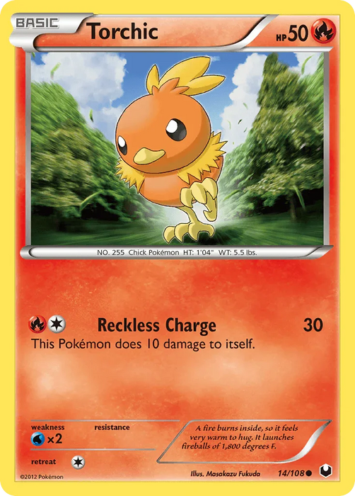 Torchic (14/108) [Black & White: Dark Explorers] - for just $0.20! 