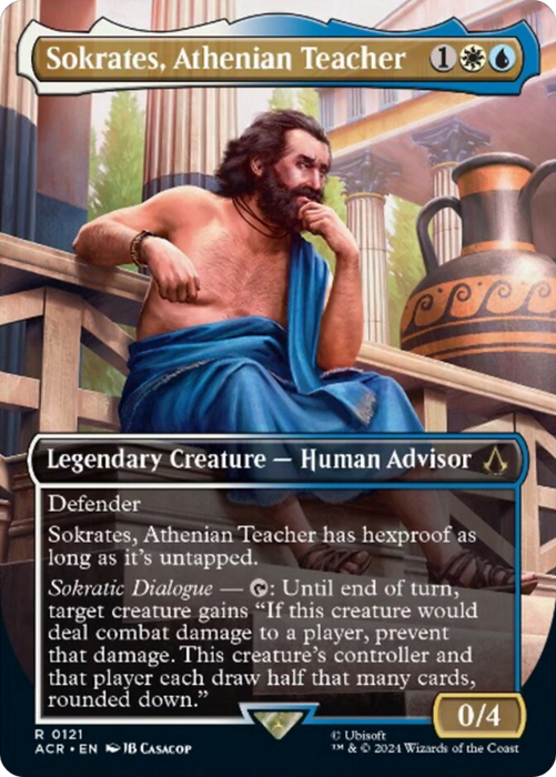 Sokrates, Athenian Teacher (ACR-121) - Assassin's Creed (Borderless) - for just $0.52! 