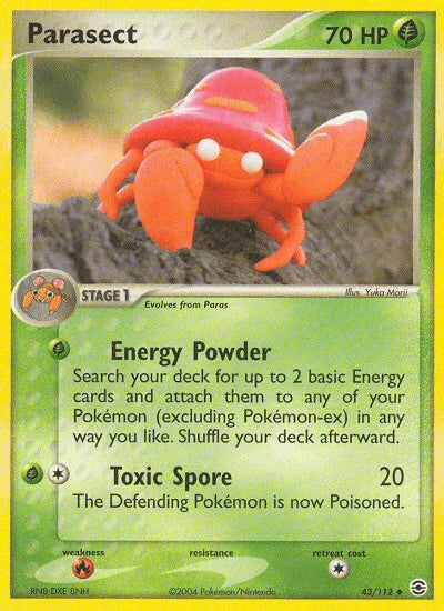 Parasect (43/112) [EX: FireRed & LeafGreen] - for just $3.95! 