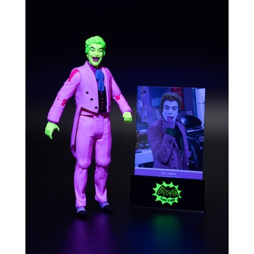 McFarlane Toys DC Retro The Joker Batman: Classic TV Series Black Light Gold Label 6-Inch Action Figure - Entertainment Earth Exclusive - Just $35.90! Shop now at Retro Gaming of Denver