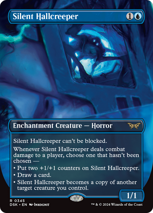 Silent Hallcreeper (DSK-345) - Duskmourn: House of Horror (Borderless) Foil - for just $1.60! 