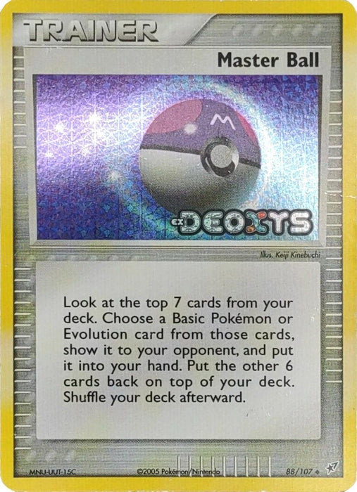 Master Ball (88/107) (Stamped) [EX: Deoxys] - for just $13.10! 
