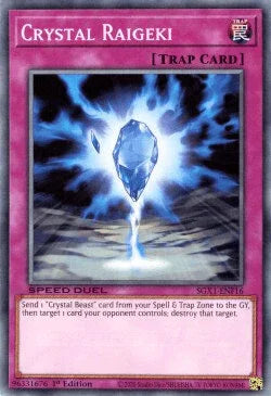 Crystal Raigeki [SGX1-ENF16] Common - for just $0.10! 