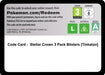 Code Card - Stellar Crown 3 Pack Blisters (Tinkaton) (SV07: Stellar Crown) Near Mint - for just $0.15! 