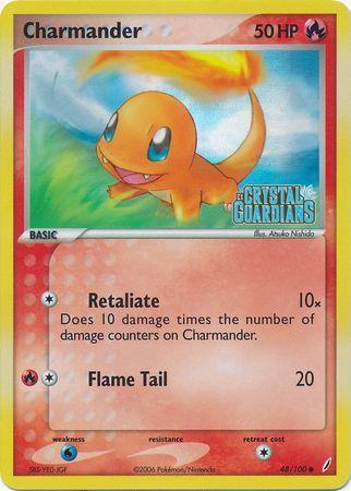 Charmander (48/100) (Stamped) [EX: Crystal Guardians] - for just $22.10! 