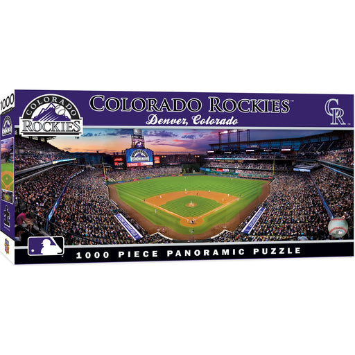 Colorado Rockies - 1000 Piece Panoramic Jigsaw Puzzle - Just $15.99! Shop now at Retro Gaming of Denver