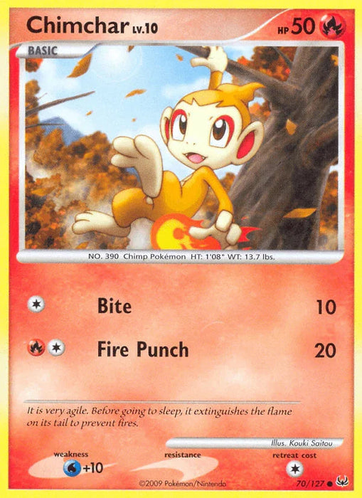 Chimchar (70/127) [Platinum: Base Set] - for just $0.20! 