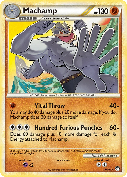 Machamp (26/102) [HeartGold & SoulSilver: Triumphant] - for just $0.65! 