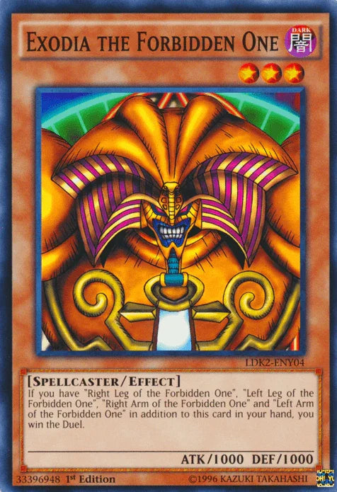 Exodia the Forbidden One [LDK2-ENY04] Common - for just $1.35! 