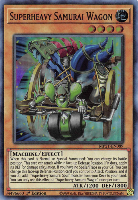 Superheavy Samurai Wagon [MP21-EN089] Super Rare - for just $0.10! 