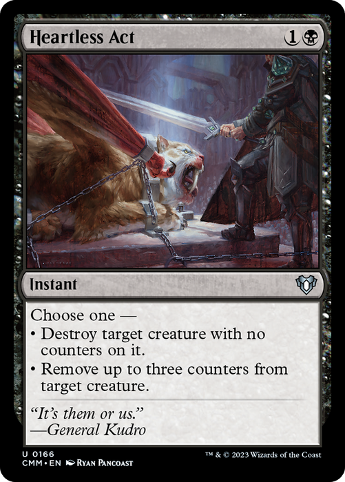 Heartless Act (CMM-166) - Commander Masters - for just $0.04! 
