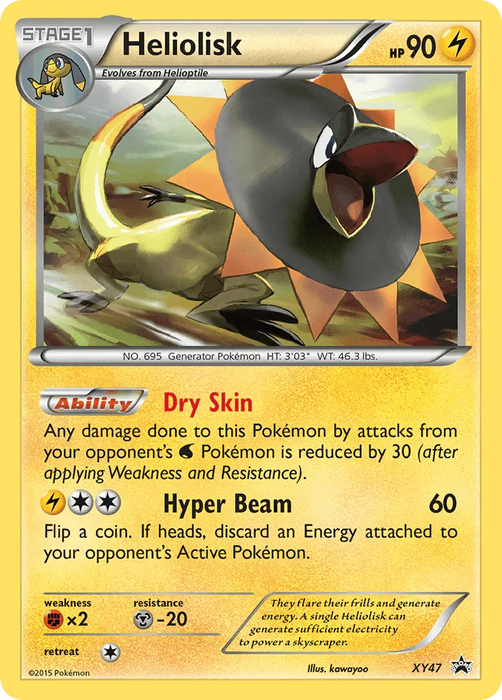 Heliolisk (XY47) [XY: Black Star Promos] - for just $0.85! 