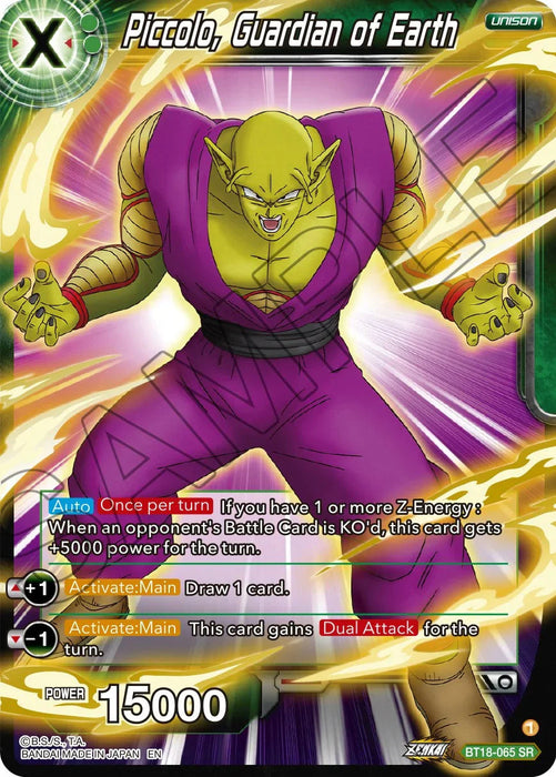 Piccolo, Guardian of Earth (BT18-065) [Dawn of the Z-Legends] - for just $0.15! 