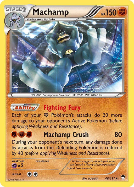 Machamp (46/111) (Cosmos Holo) (Blister Exclusive) [XY: Furious Fists] - for just $1.15! 