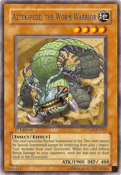 Aztekipede, the Worm Warrior [PTDN-EN089] Rare - for just $0.20! 