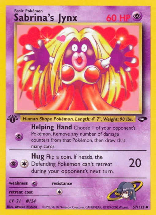 Sabrina's Jynx (57/132) [Gym Challenge 1st Edition] - for just $1.05! 
