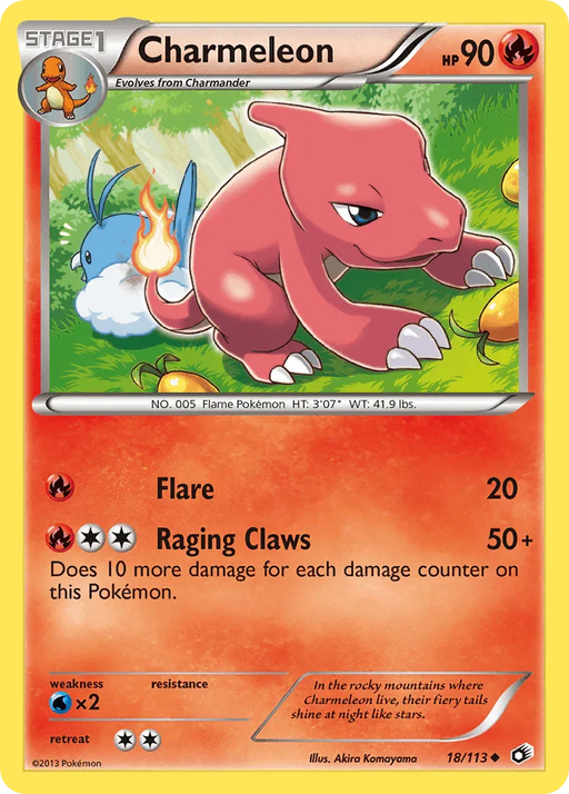 Charmeleon (18/113) [Black & White: Legendary Treasures] - for just $3.05! 