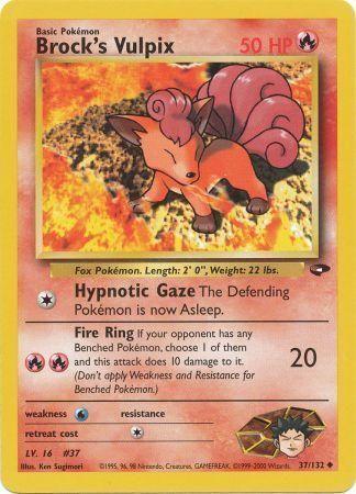 Brock's Vulpix (37/132) [Gym Challenge Unlimited] - for just $3.10! 