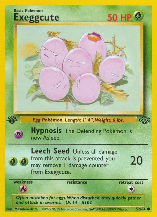 Exeggcute (52/64) [Jungle 1st Edition] - for just $0.40! 