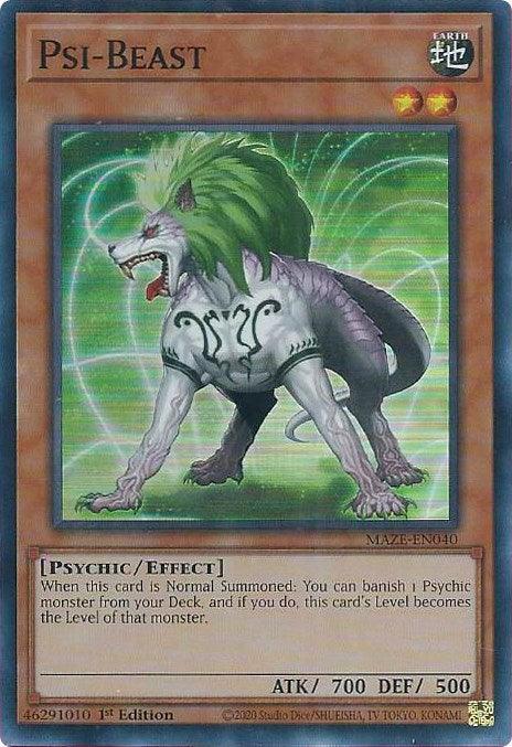 Psi-Beast [MAZE-EN040] Super Rare - for just $0.10! 