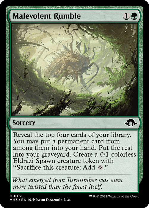 Malevolent Rumble (MH3-161) - Modern Horizons 3 - for just $0.12! 