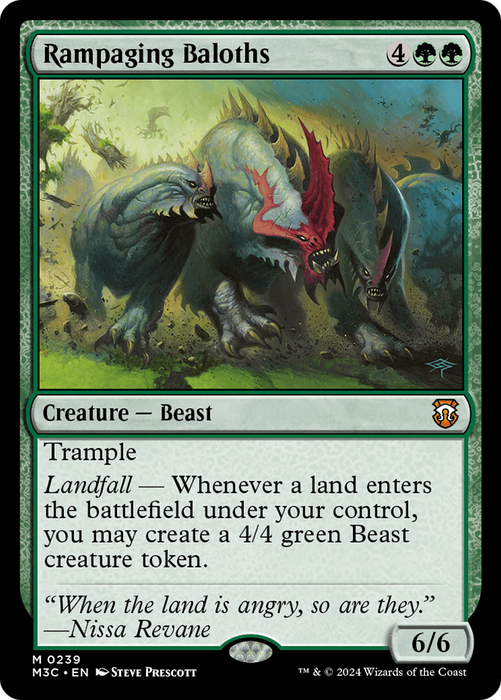 Rampaging Baloths (M3C-239) - Modern Horizons 3 Commander - for just $0.10! 