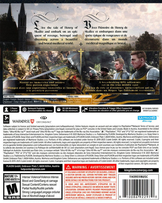 Kingdom Come Deliverance II – Playstation 5 (PS5) - for just $35.99! 