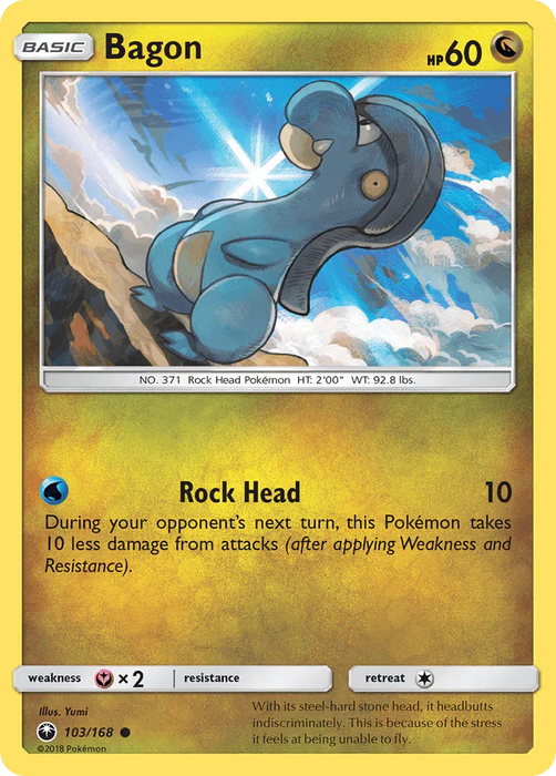 Bagon (103/168) [Sun & Moon: Celestial Storm] - for just $0.10! 
